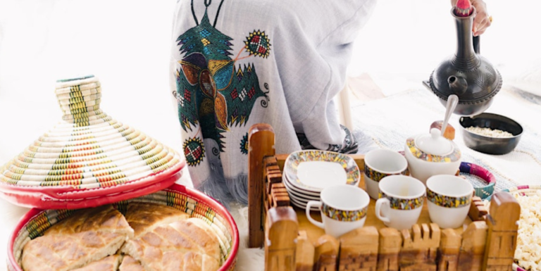 Traditional Ethiopian Coffee Ceremony